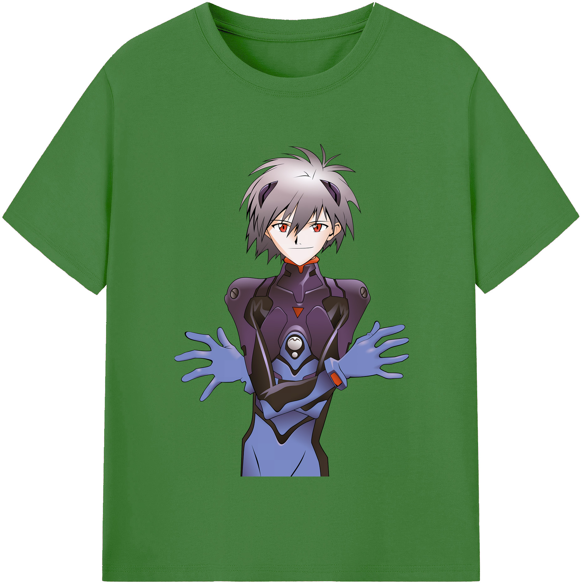 （画像用） EVA 新世紀エヴァンゲリオン レディースカジュアルプリントTシャツ（綿100％）
